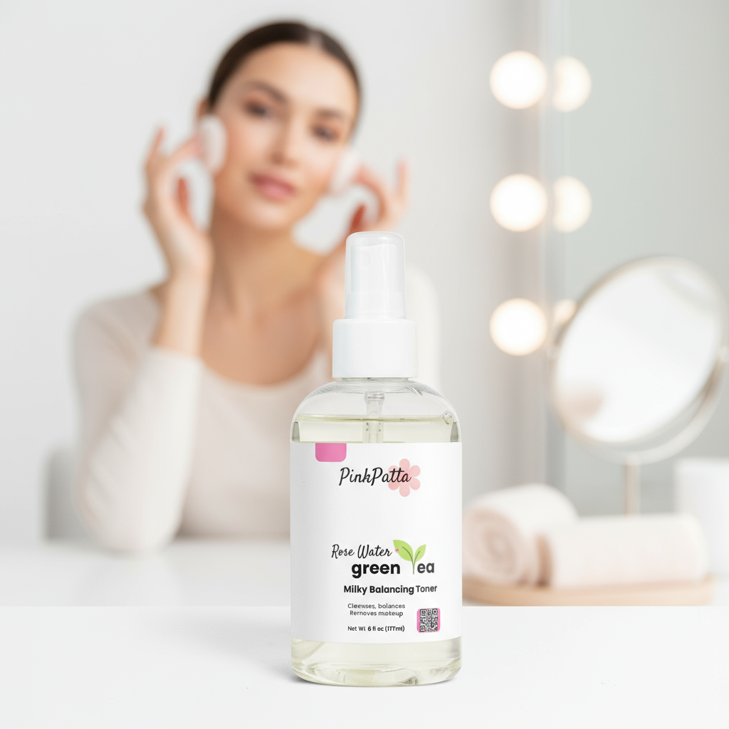 Rose Water + Green Tea Milky Balancing Toner
