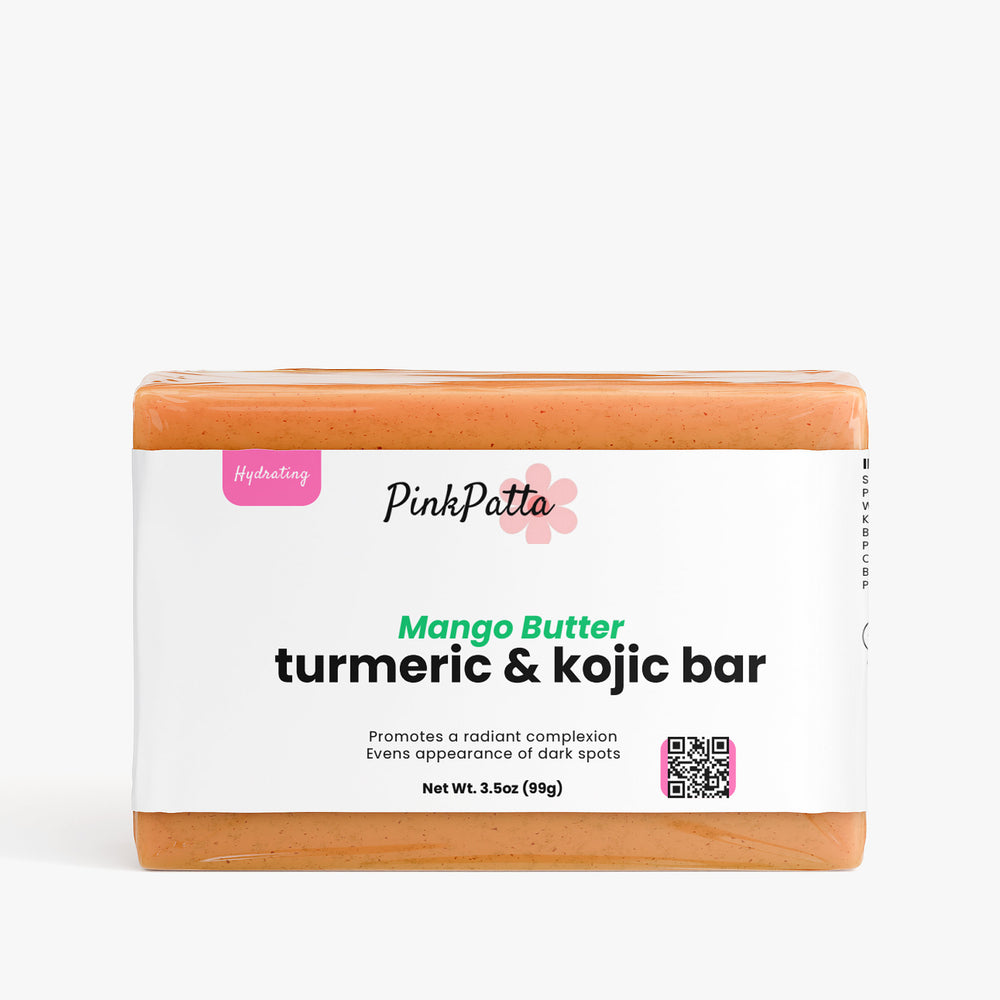 Kojic Acid & Organic Turmeric Brightening Mango Butter Soap (3 Pack)