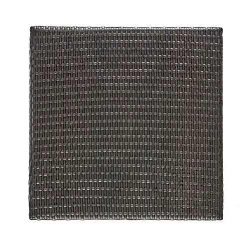 Home Outdoor 26" Wicker Square Bar Table, Multibrown