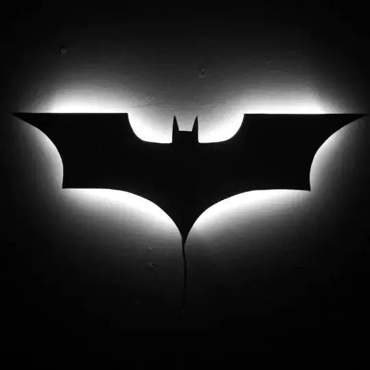 Glowing BAT wall ornament 16in