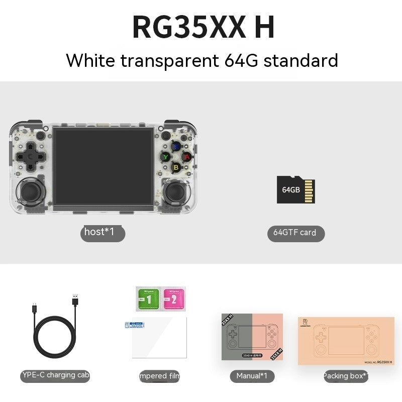 Horizontal Handheld Retro Game Machine RG35XX