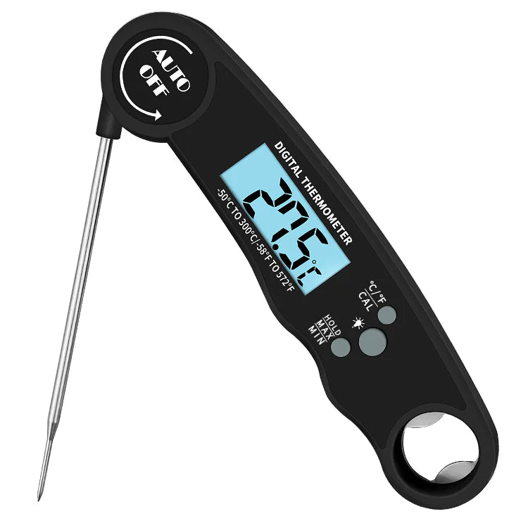 Grillers Digital Meat Thermometer - Instant Read Food Thermometer for Cooking Grilling Air Fryer Griddle Probe Kitchen Gadgets Essentials BBQ Accessories Grill Gifts for Mom and Dad