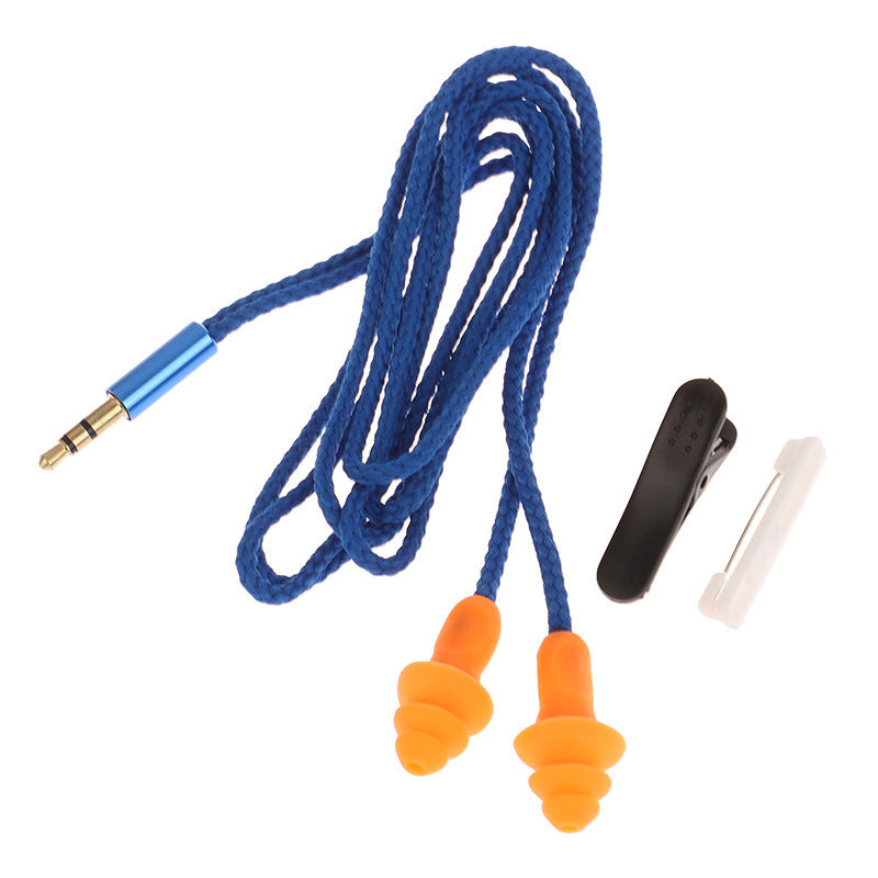 Safety Earbuds Soundproof Wired Headphones