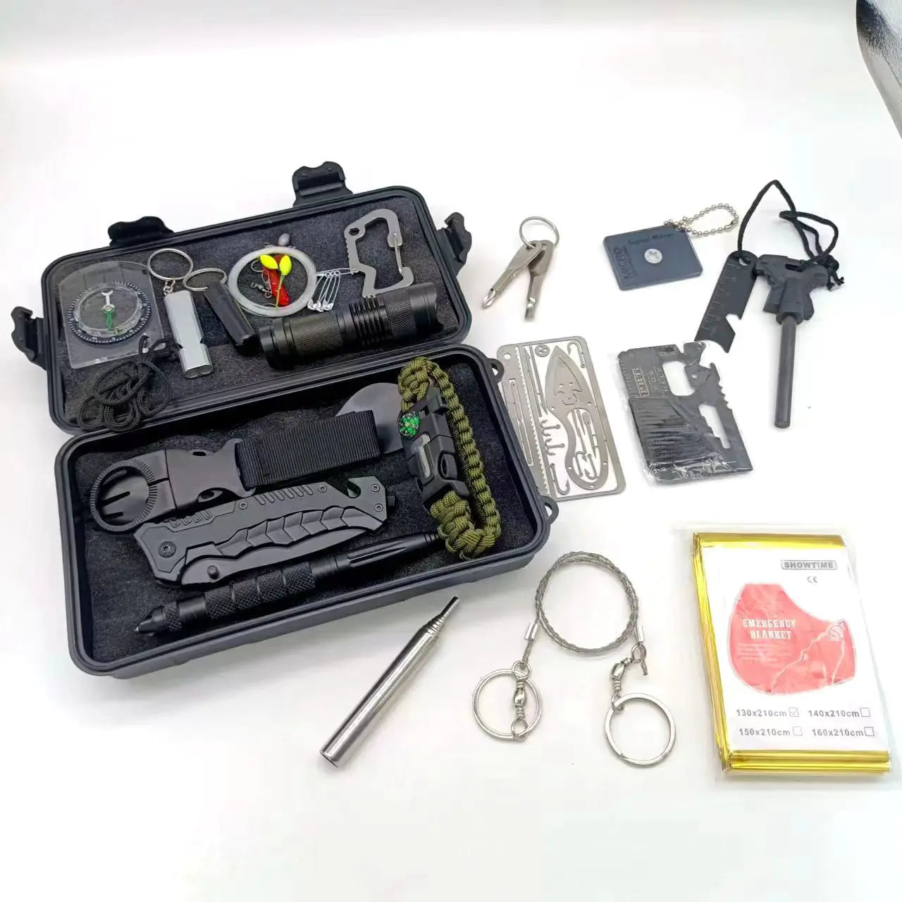 Outdoor SOS Survival Tool Kit for Adventures