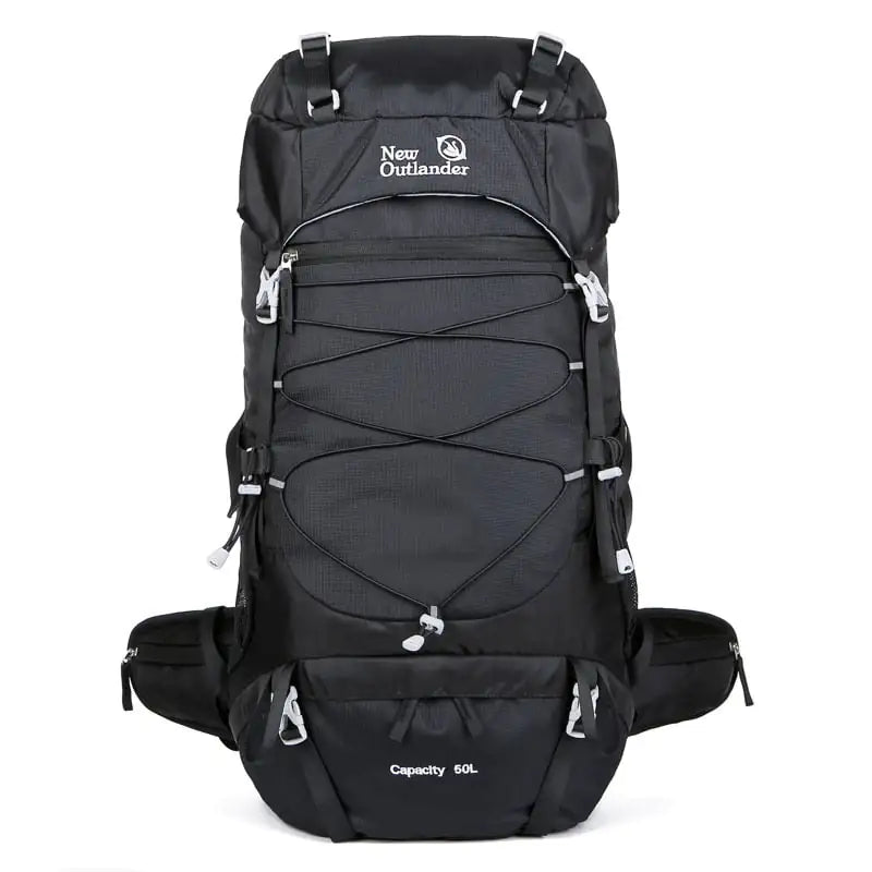 50L Outdoor Nylon Mountaineering Backpack for Hiking