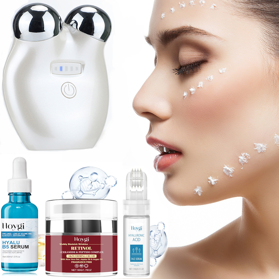 Facial Toning Device Starter Kit, with Rejuvenating Serum