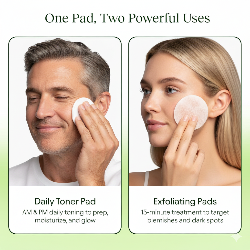 Wrinkle Minimizing Toner Pads (One Box)