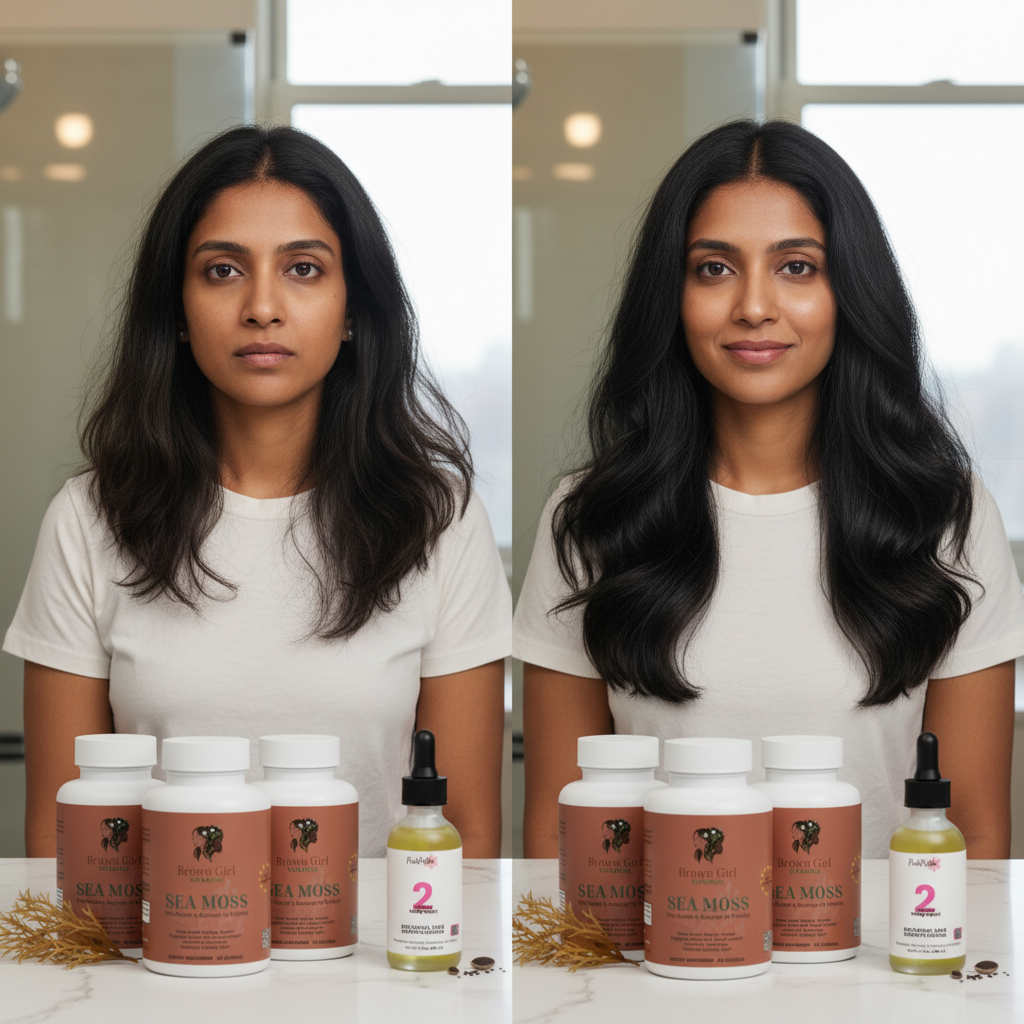 90-Day Island Glow Reset | Prana Samudra Sea Moss + Hair Oil