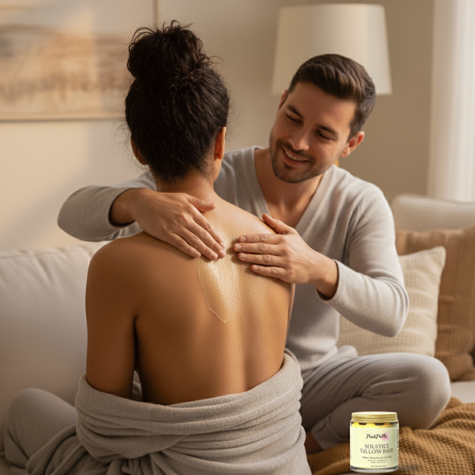 Solstice Honey Tallow Body Balm | Pink Ribbon Edition
