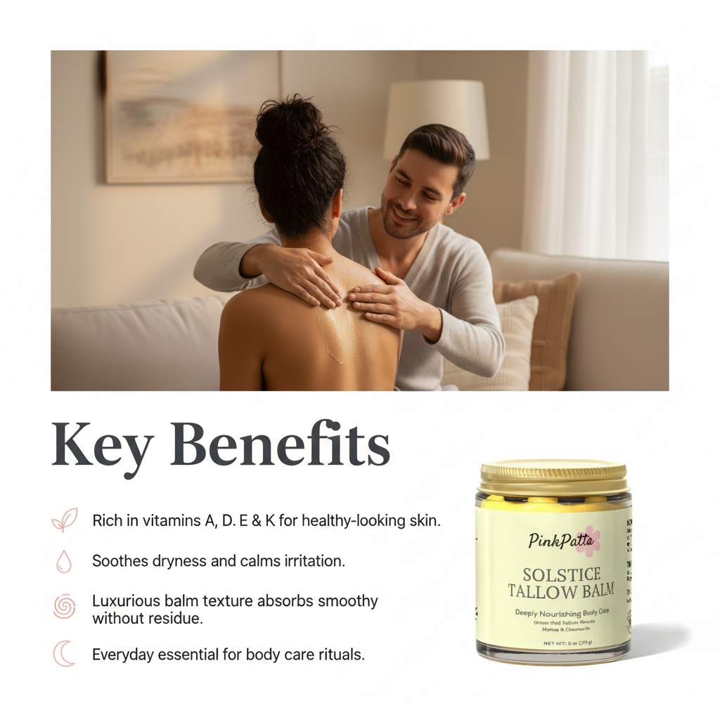 PinkPatta Solstice Tallow Balm | Nourishing Body Care