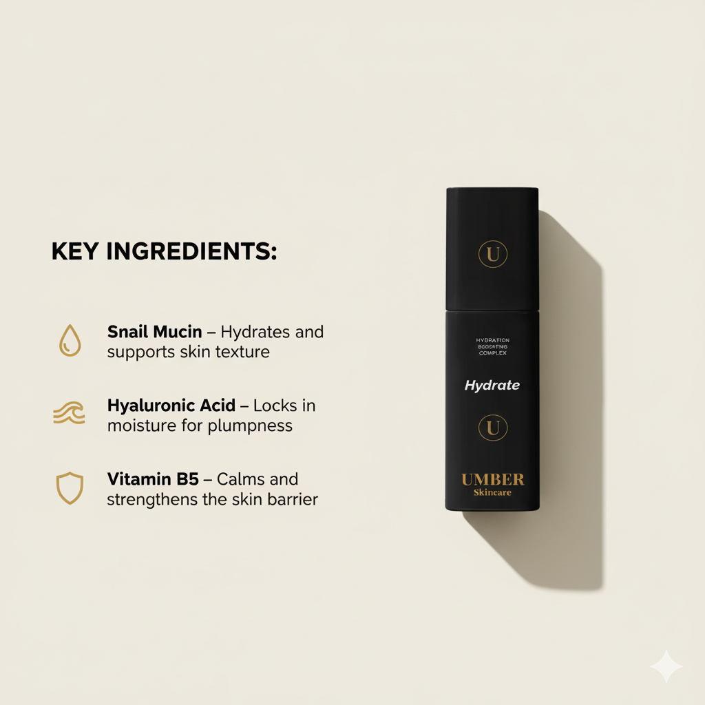 Umber Hydrate | Hydrating Glow for Melanin-Rich Skin