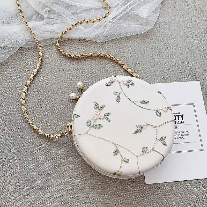 Summer Women's Crossbody Bag - Trendy Mini Round Bag