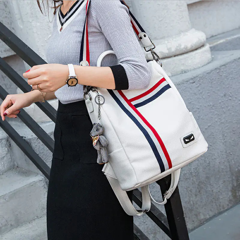 Leather Travel Backpack