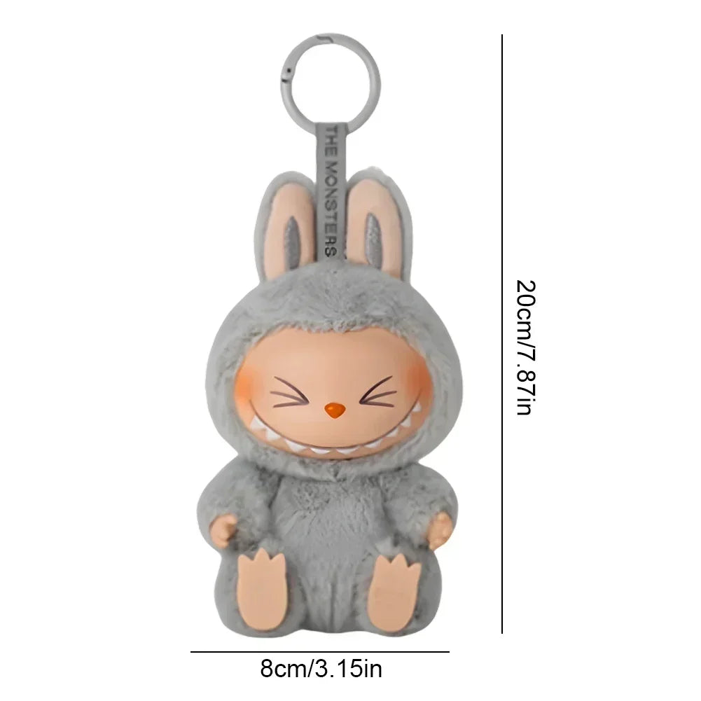 Plush 5.9inch Vinyl Face Doll Bag Keychain