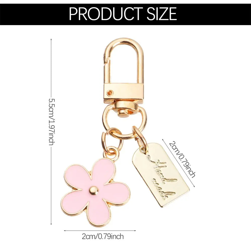 Fashion Flower Keychains Bag Charm