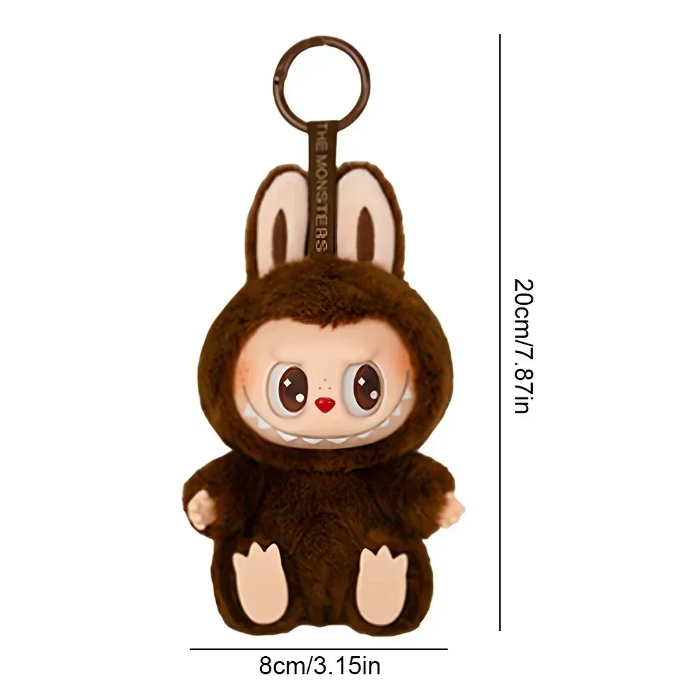 Plush 5.9inch Vinyl Face Doll Bag Keychain