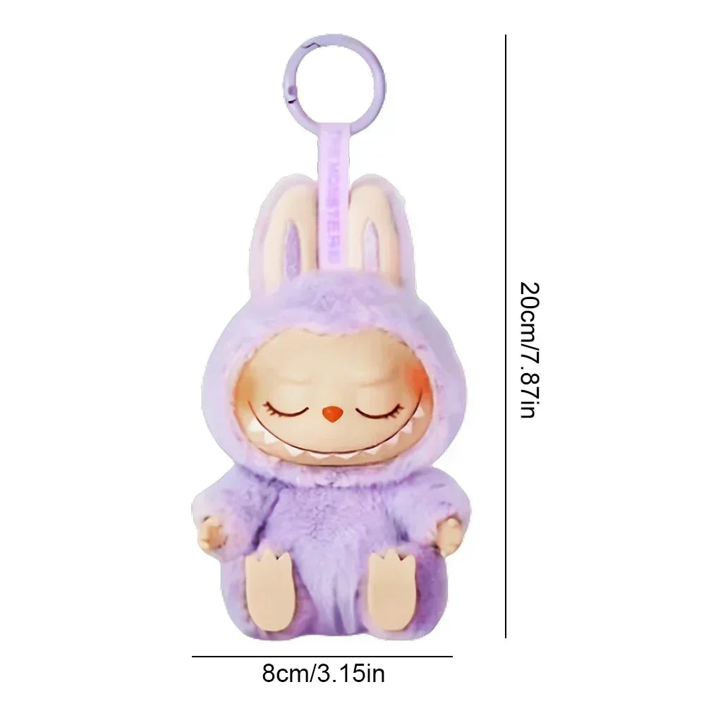 Plush 5.9inch Vinyl Face Doll Bag Keychain