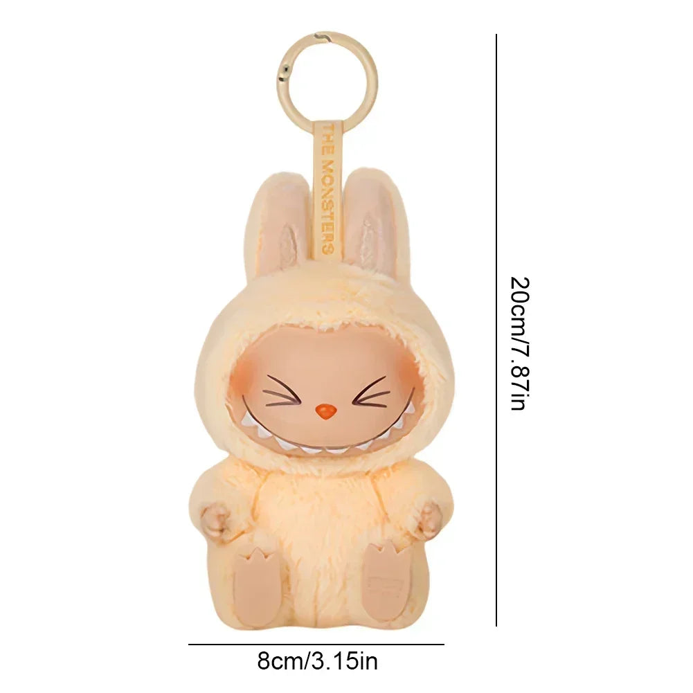Plush 5.9inch Vinyl Face Doll Bag Keychain