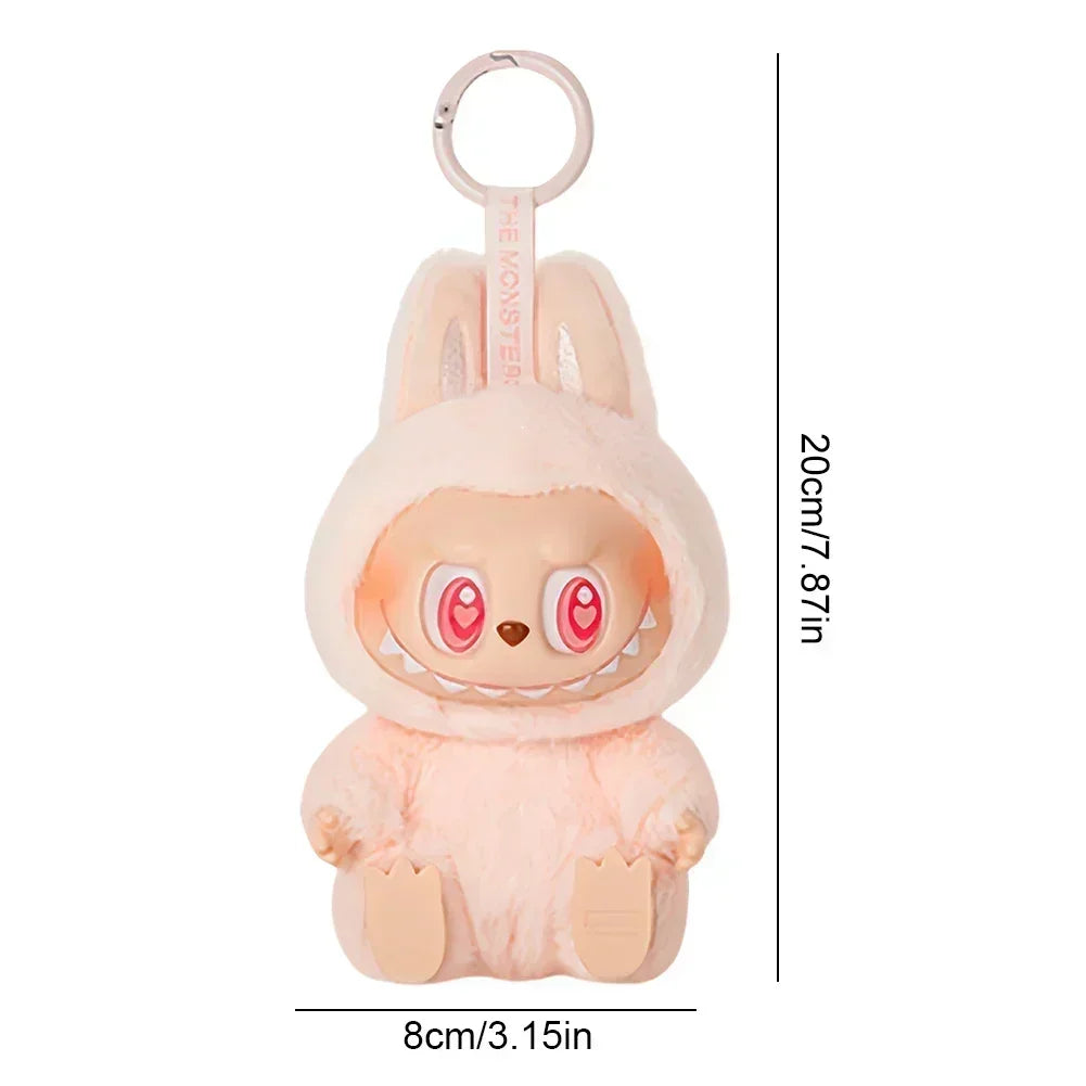 Plush 5.9inch Vinyl Face Doll Bag Keychain