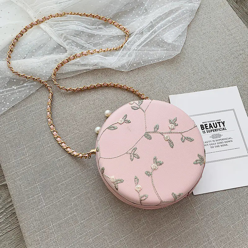 Summer Women's Crossbody Bag - Trendy Mini Round Bag