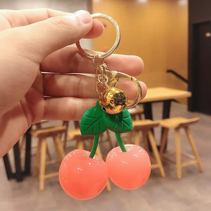 Exquisite Cherry Bag Charm
