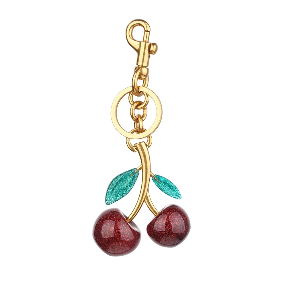 Exquisite Cherry Bag Charm