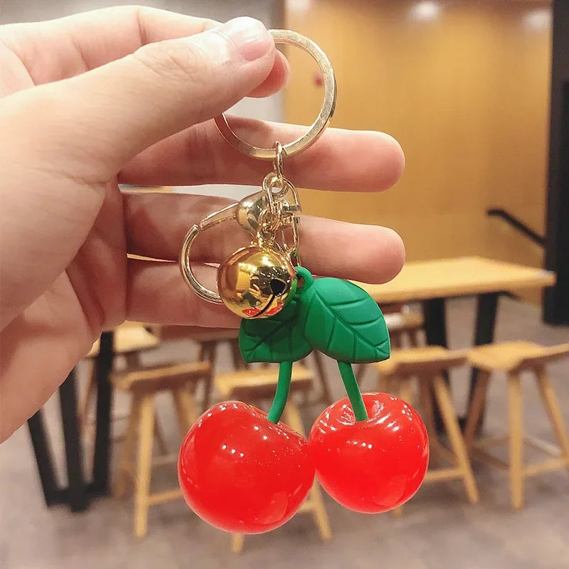 Exquisite Cherry Bag Charm