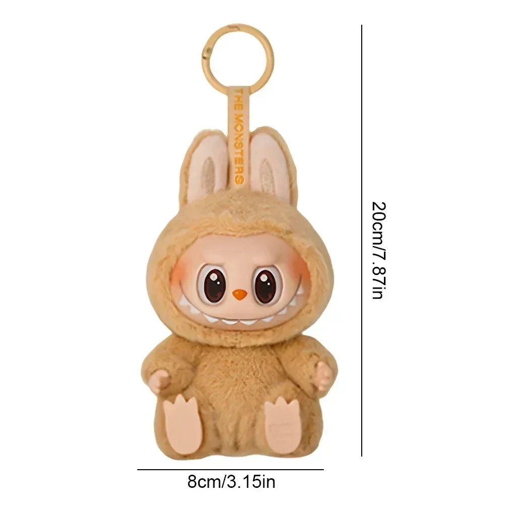 Plush 5.9inch Vinyl Face Doll Bag Keychain