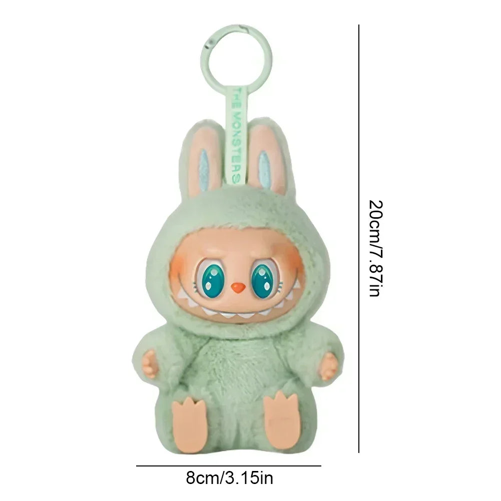 Plush 5.9inch Vinyl Face Doll Bag Keychain