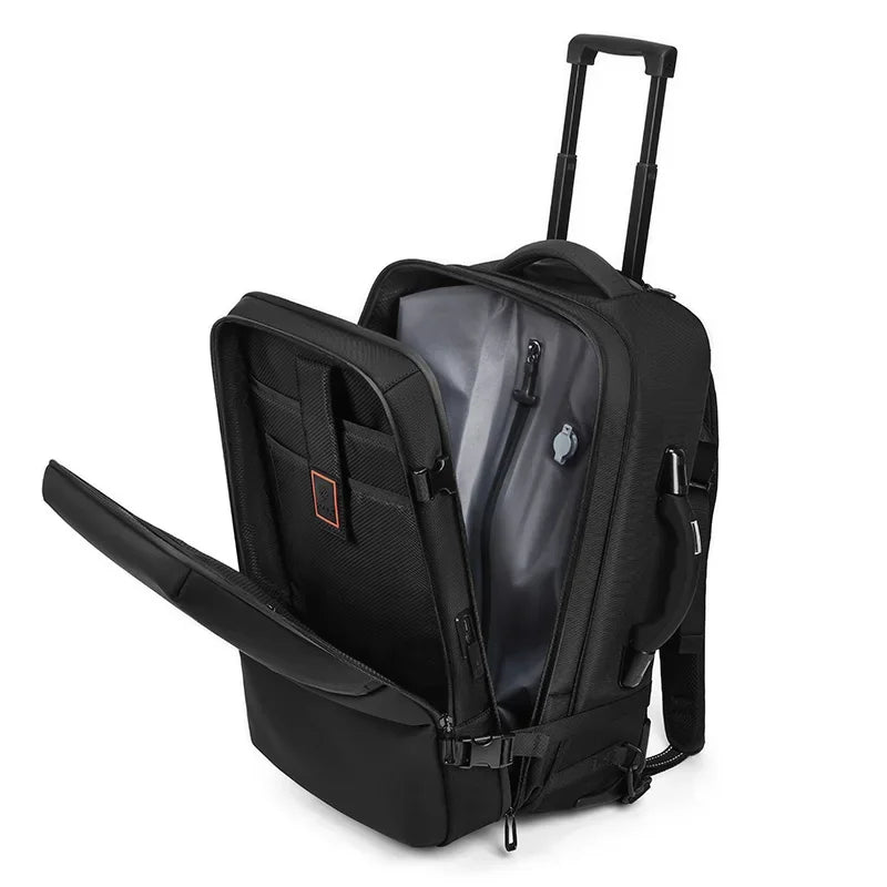 Travel Trolley Vacuum Compression Wheeled Suitcase