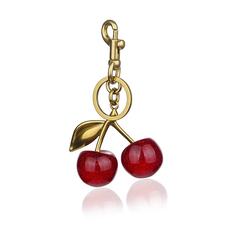 Exquisite Cherry Bag Charm