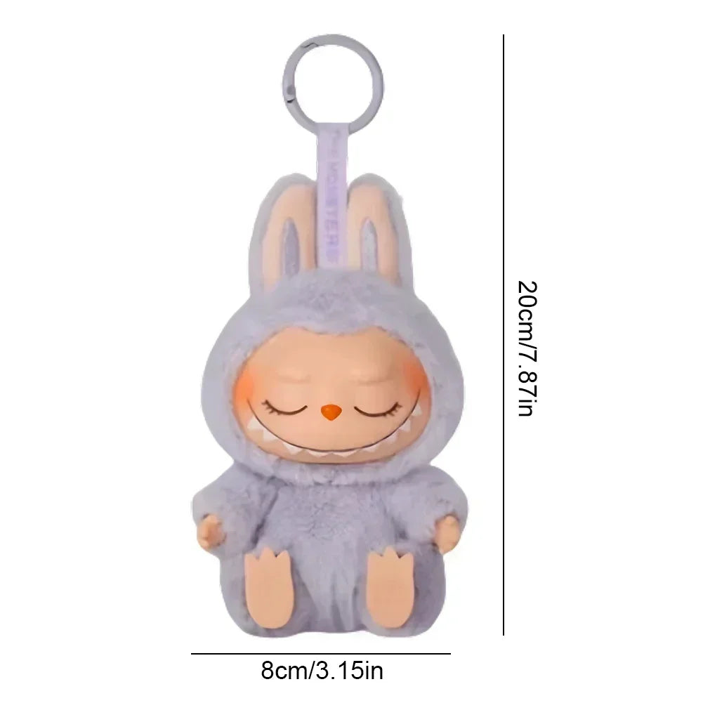 Plush 5.9inch Vinyl Face Doll Bag Keychain