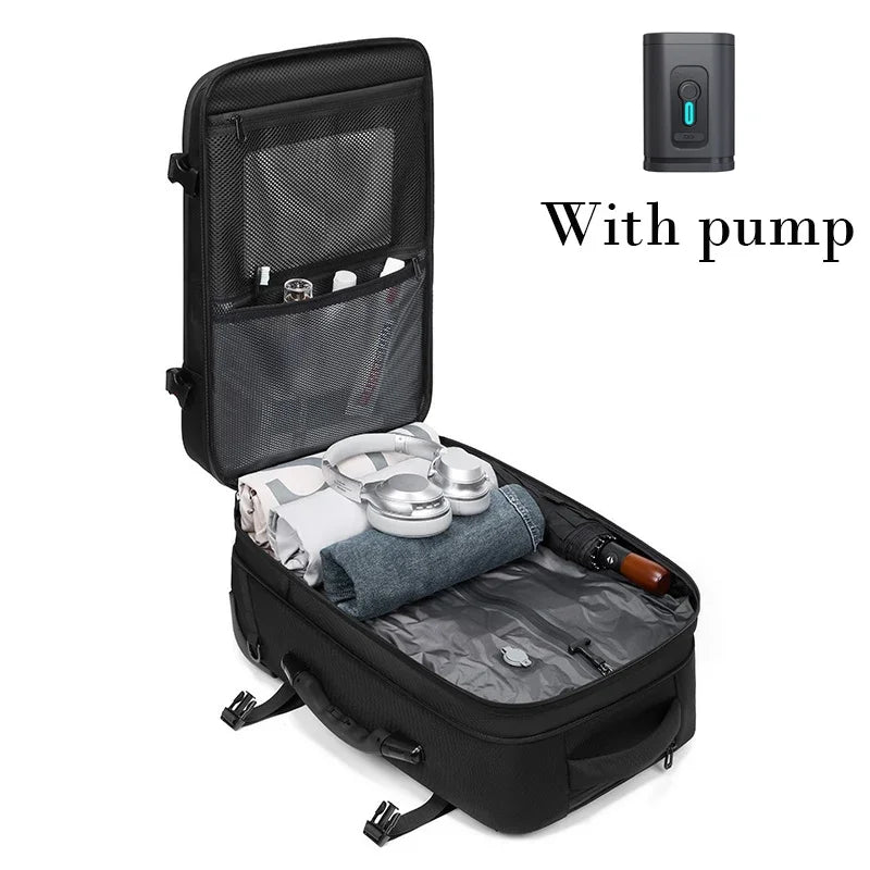 Travel Trolley Vacuum Compression Wheeled Suitcase