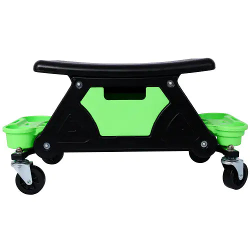 Mechanical Bench 300 Lb Capacity Garage Stool Gift, Heavy Duty Rolling Mechanical Seat With Three Slide-Out Tool Trays And Drawers, Auto Repair, Car Detailing
