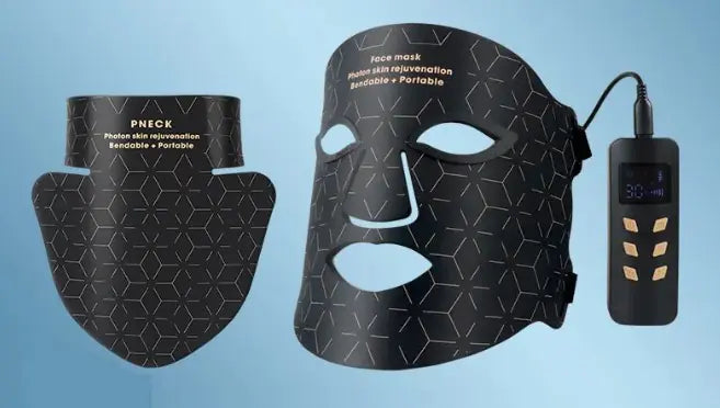 Photon Rejuvenation 4 Colors Led Red Light Therapy Infrared Face Mask with Neck Soft Mask Led Therapy Rejuvenation Anti-Aging Wrinkle Acne