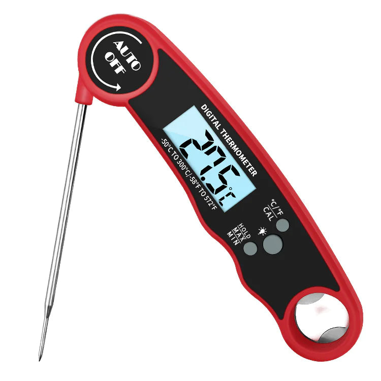 Grillers Digital Meat Thermometer - Instant Read Food Thermometer for Cooking Grilling Air Fryer Griddle Probe Kitchen Gadgets Essentials BBQ Accessories Grill Gifts for Mom and Dad