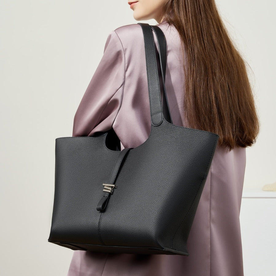 Leather Cowhide Portable Shoulder Bag