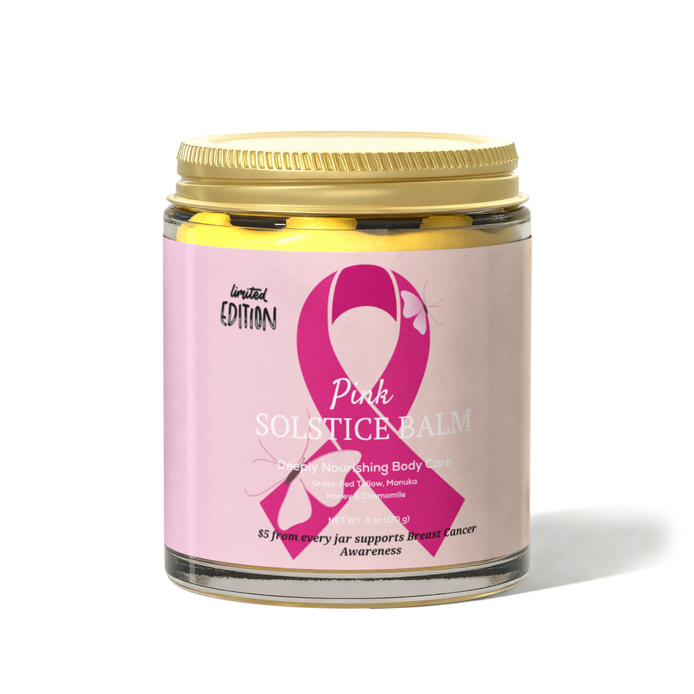 Solstice Honey Tallow Body Balm | Pink Ribbon Edition