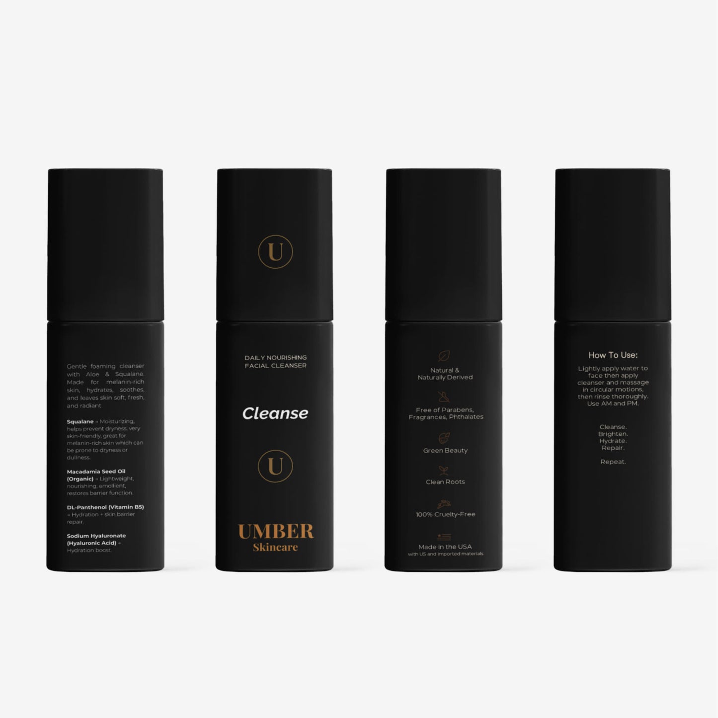 Umber Cleanse | Gentle Hydration for Melanin-Rich Skin