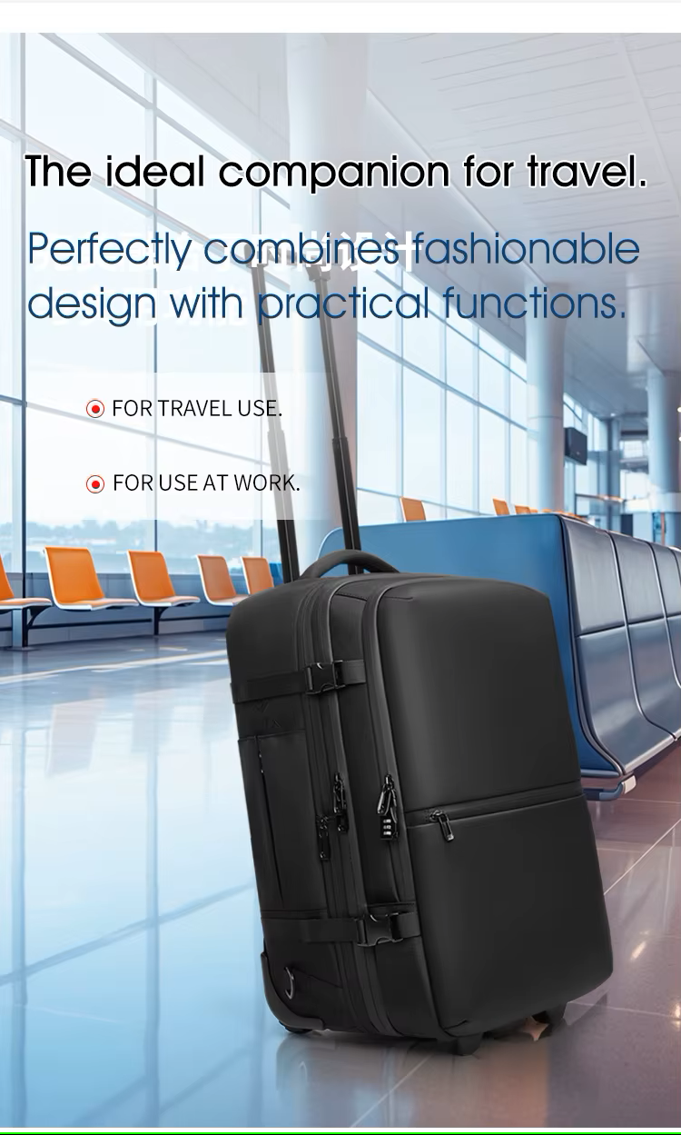 Travel Trolley Vacuum Compression Wheeled Suitcase