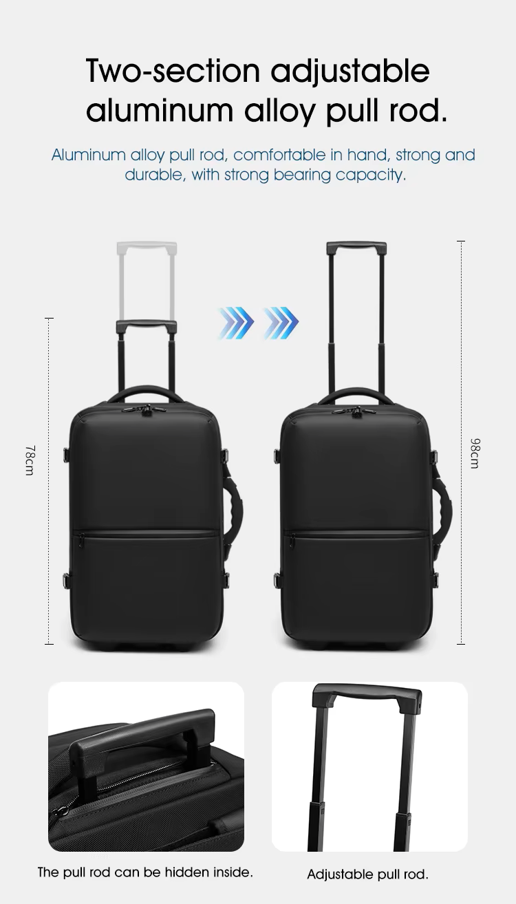 Travel Trolley Vacuum Compression Wheeled Suitcase