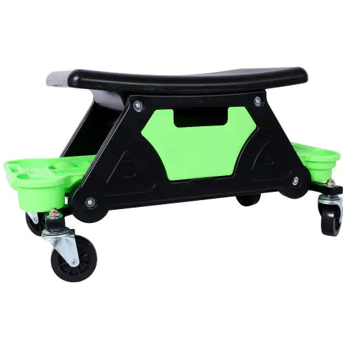 Mechanical Bench 300 Lb Capacity Garage Stool Gift, Heavy Duty Rolling Mechanical Seat With Three Slide-Out Tool Trays And Drawers, Auto Repair, Car Detailing
