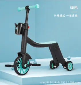 3-in-1 Balance Bike and Scooter for Kids (One Unit)