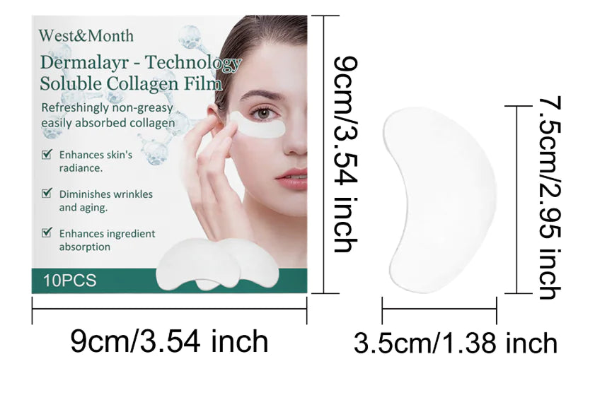 Intensive Hydrating Collagen Eye Masks | Under-Eye Treatment for a Youthful Glow