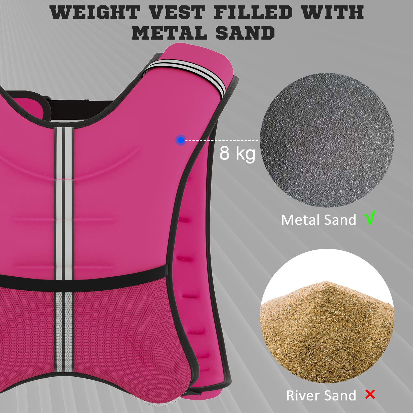 Body Weighted Vest with Pocket 18lbs