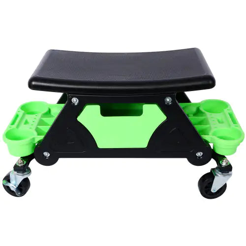 Mechanical Bench 300 Lb Capacity Garage Stool Gift, Heavy Duty Rolling Mechanical Seat With Three Slide-Out Tool Trays And Drawers, Auto Repair, Car Detailing