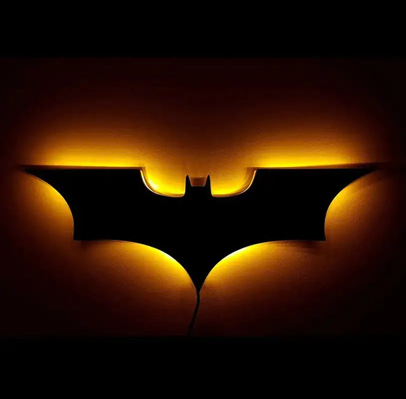 Glowing BAT wall ornament 16in
