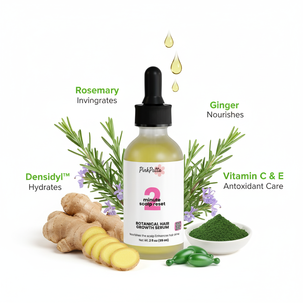 2 minute scalp reset - Botanical Hair Growth Serum