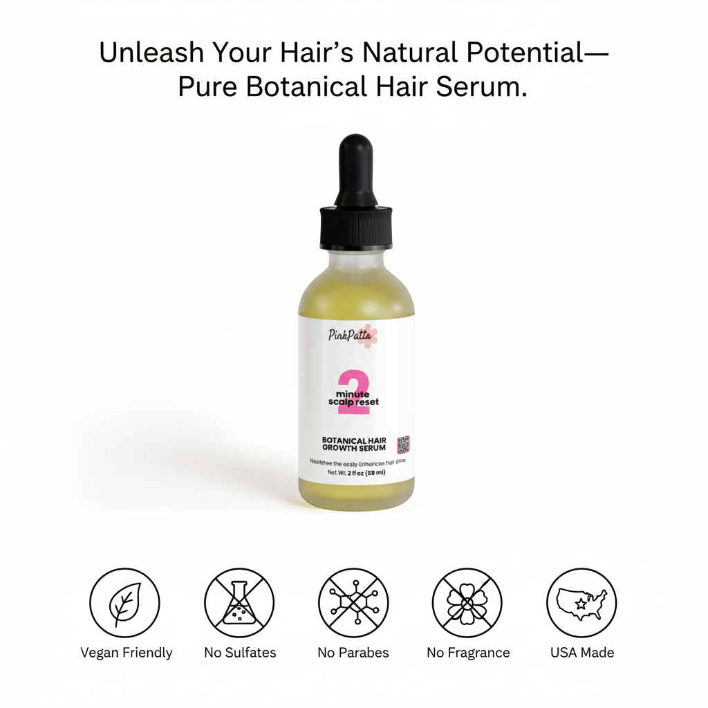 2 minute scalp reset - Botanical Hair Growth Serum