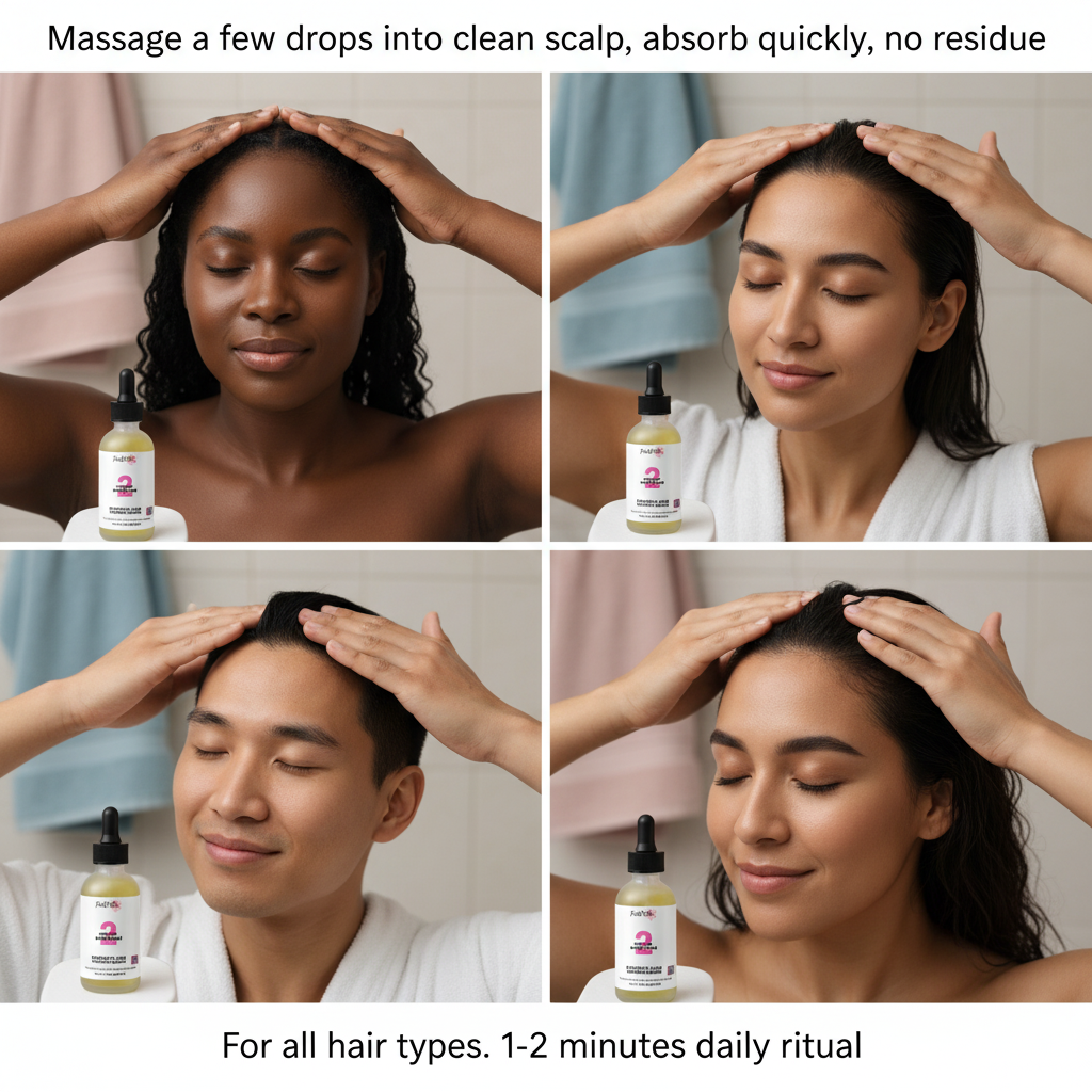 2 minute scalp reset - Botanical Hair Growth Serum